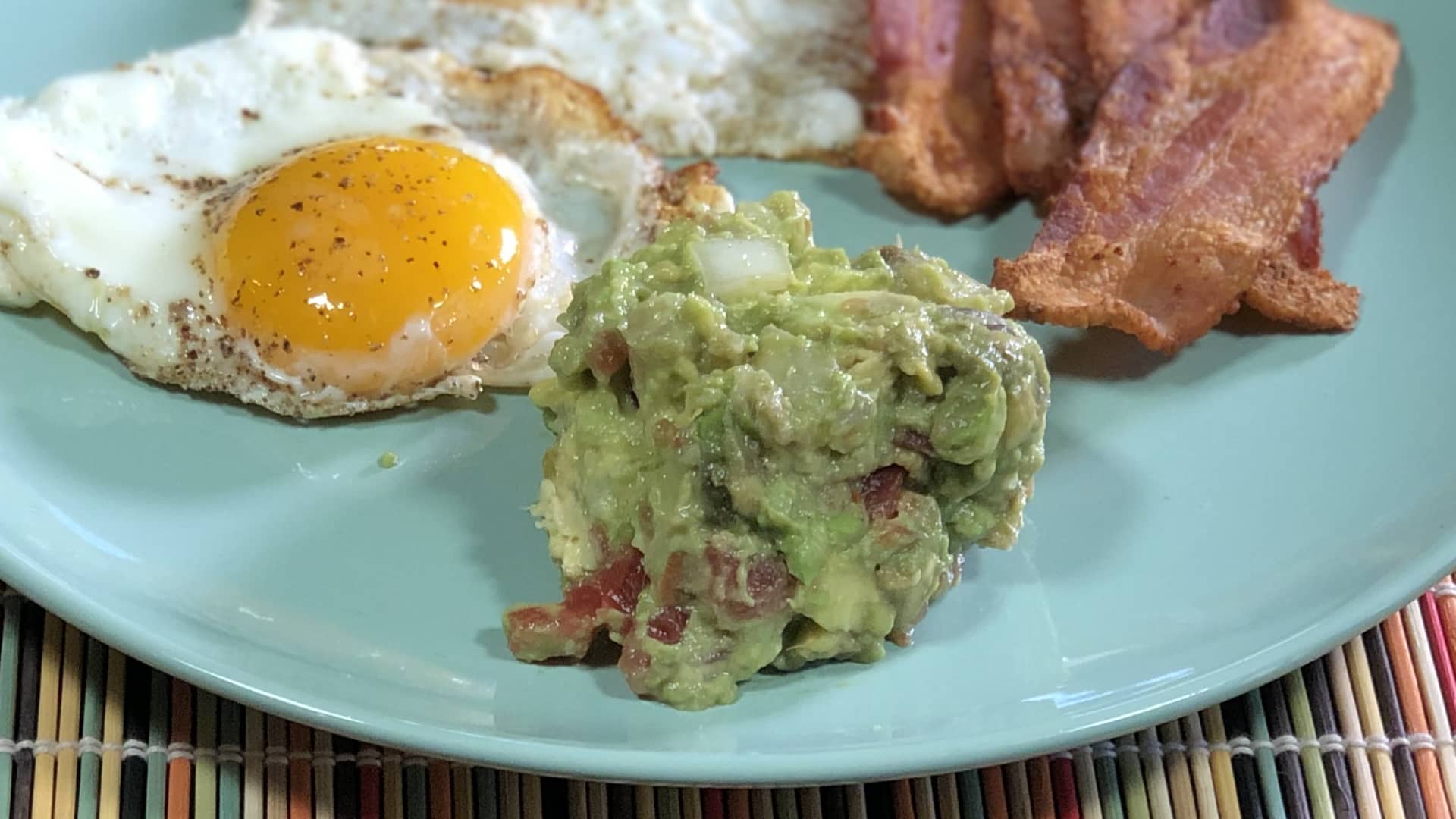 Low-Carb Spicy Avocado Dip Breakfast