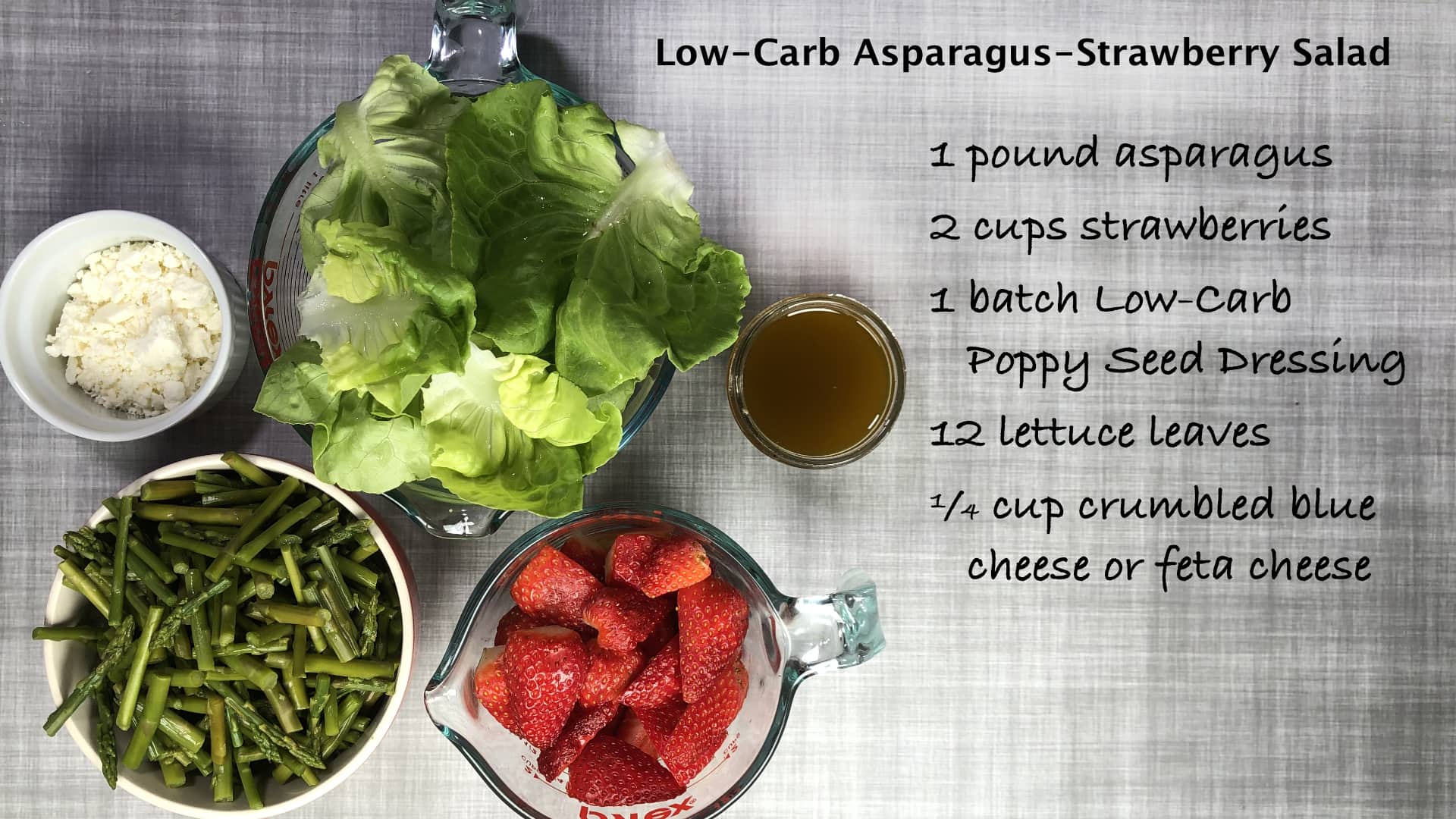 Low-Carb Asparagus-Strawberry Salad Recipe