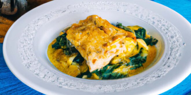 Low-Carb Fish Florentine Recipe